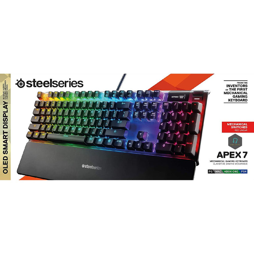 STEELSERIES APEX 7 MECHANICAL KEYBOARD RED SWITCH MECHANICAL KEYBOARD