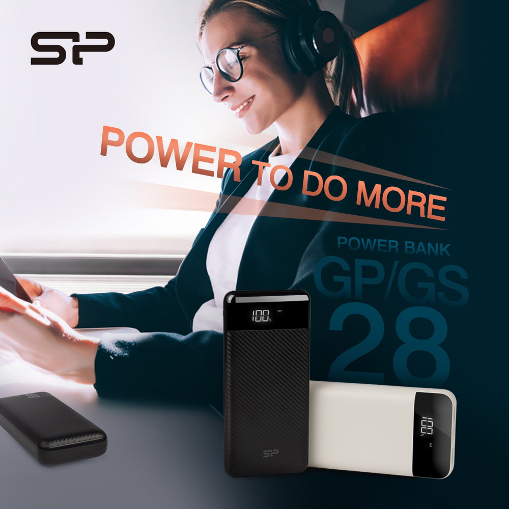 SILICON POWER GP28 20K MAH BLACK POWER BANK