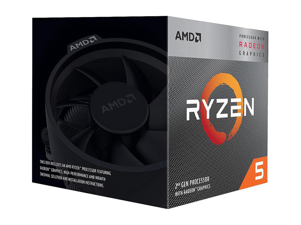AMD RYZEN 5 PRO 3400GE TRAY TYPE PROCESSOR W/ STOCK COOLER
