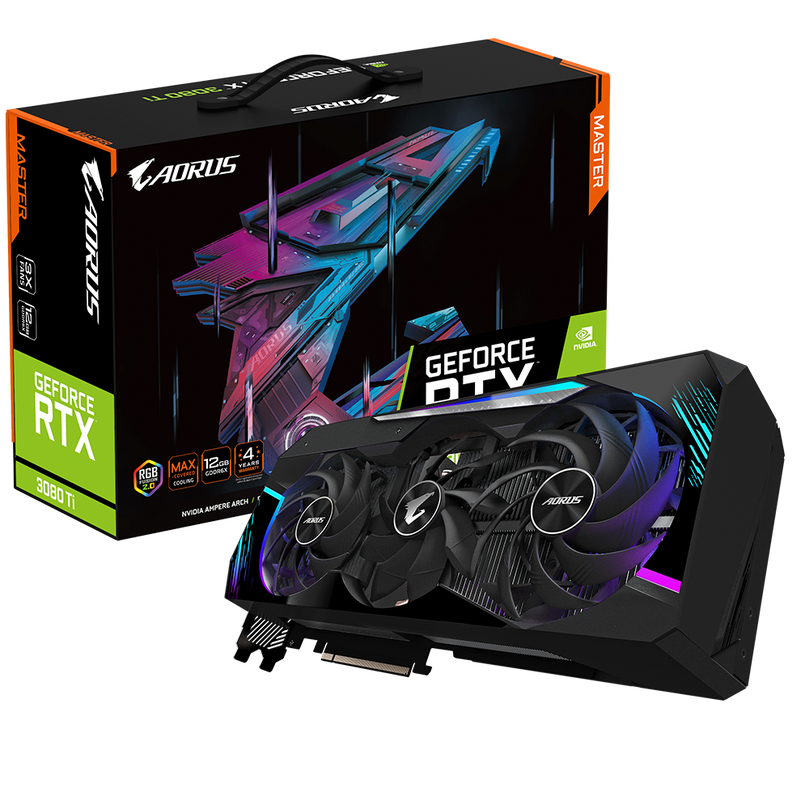 GIGABYTE AORUS GEFORCE RTX 3080 TI MASTER 12G GRAPHICS CARD
