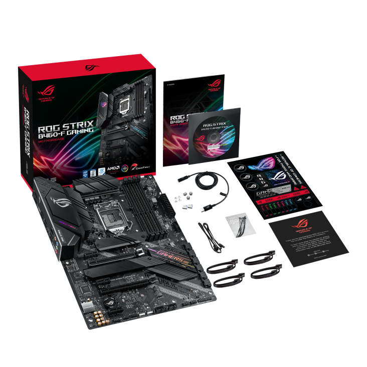 ASUS ROG STRIX B460-F GAMING SUPPORTS DUAL M.2 MOTHERBOARD