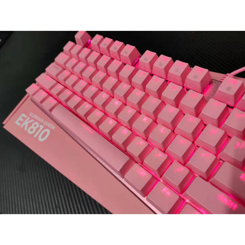 DAREU GLORIOUS EK810 LED MGK – PINK EDITION MECHANICAL KEYBOARD