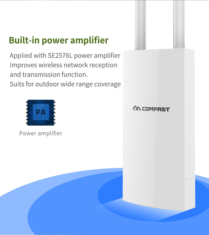 COMFAST CF-EW71 OUTDOOR AP 300MBPS WIFI COVERAGE WIFI EXTENDER