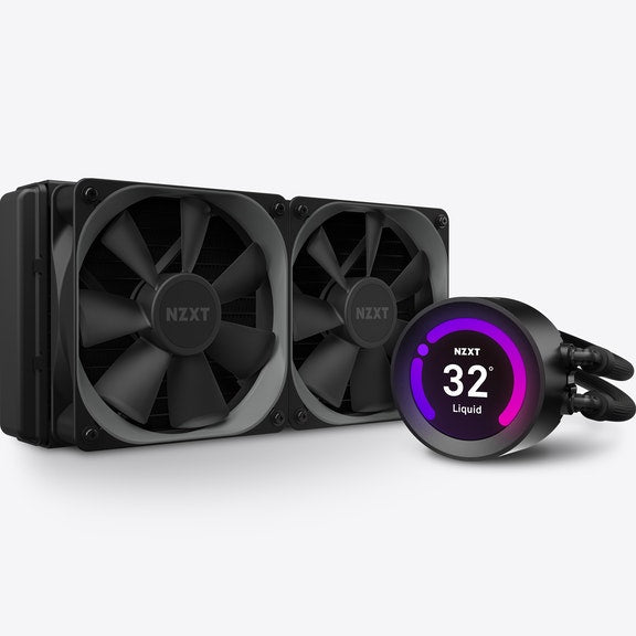 NZXT KRAKEN Z53 240MM - RL-KRZ53-01 - AIO RGB CPU LIQUID COOLER - CUSTOMIZABLE LCD DISPLAY - IMPROVED PUMP - POWERED BY CAM V4 - RGB CONNECTOR - AER P 120MM RADIATOR FANS (2 INCLUDED)