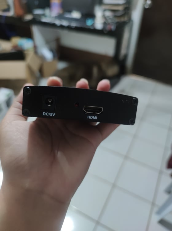 VGA to HDMI Converter + R/L Audio to HDMI