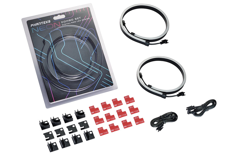 PHANTEKS COMBO 01 DIGITAL RGB LED STRIP COMBO SET 2X 40CM DIGITAL RGB STRIPS