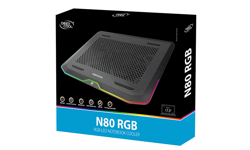 DEEPCOOL N80 DP-N222-N80RGB RGB LAPTOP COOLER