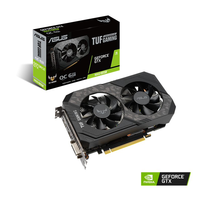 ASUS TUF GAMING GEFORCE GTX 1660 SUPER OVERCLOCKED 6GB EDITION GAMING  (TUF-GTX1660S-O6G-GAMING) GRAPHICS CARD