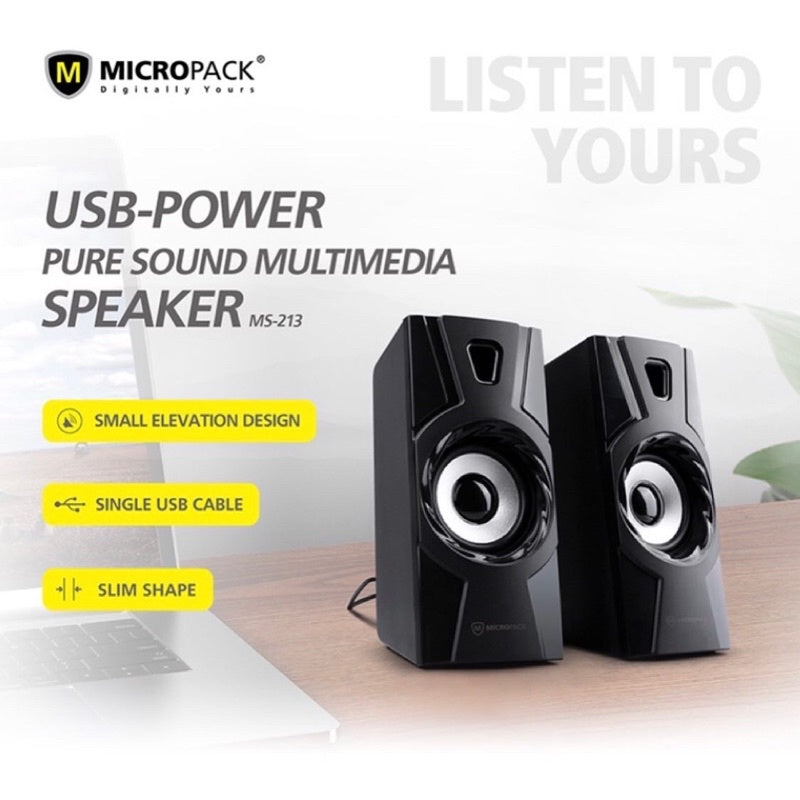 MICROPACK MS-213 MULTIMEDIA SPEAKER