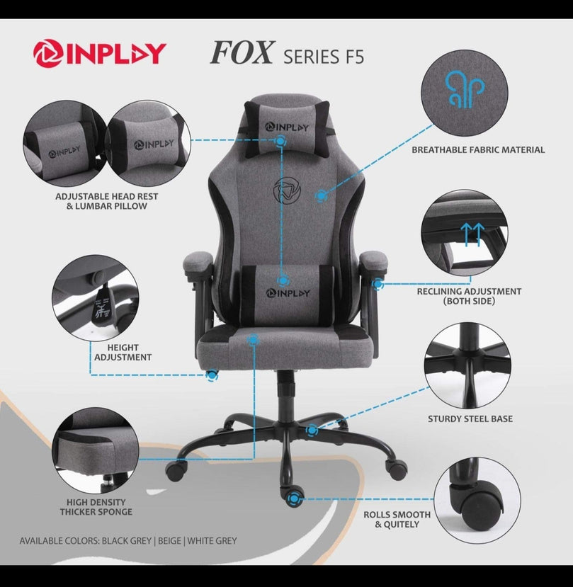 INPLAY FOX F5-B GAMING CHAIR