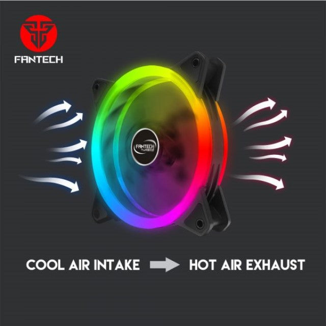 FANTECH FB-301 TURBINE 3IN1 W/ HUB & REMOTE RGB FAN