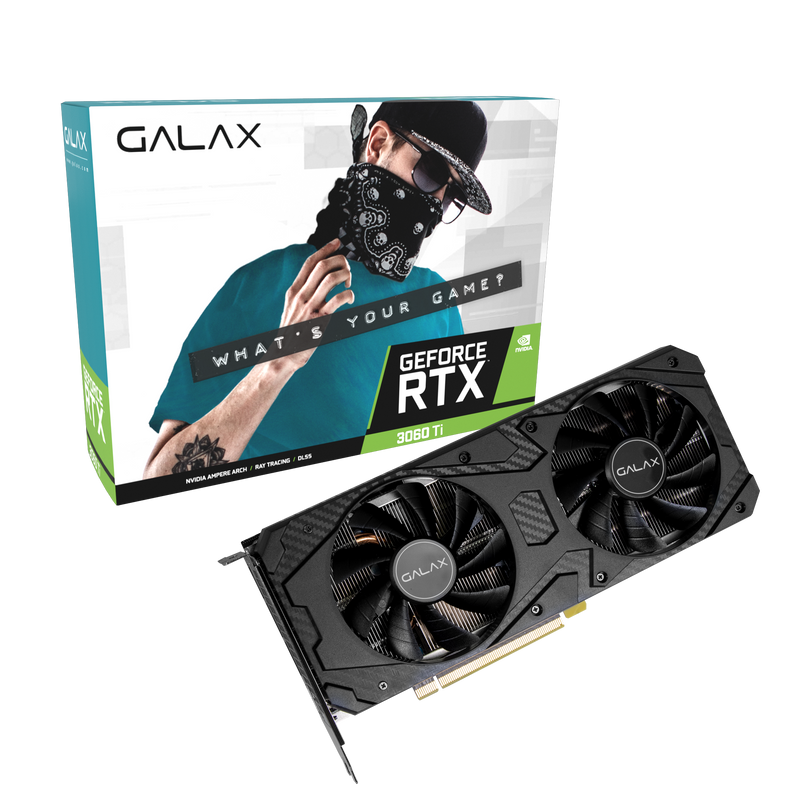 GALAX GEFORCE RTX 3060Ti 8GB (1-Click OC) GRAPHICS CARD