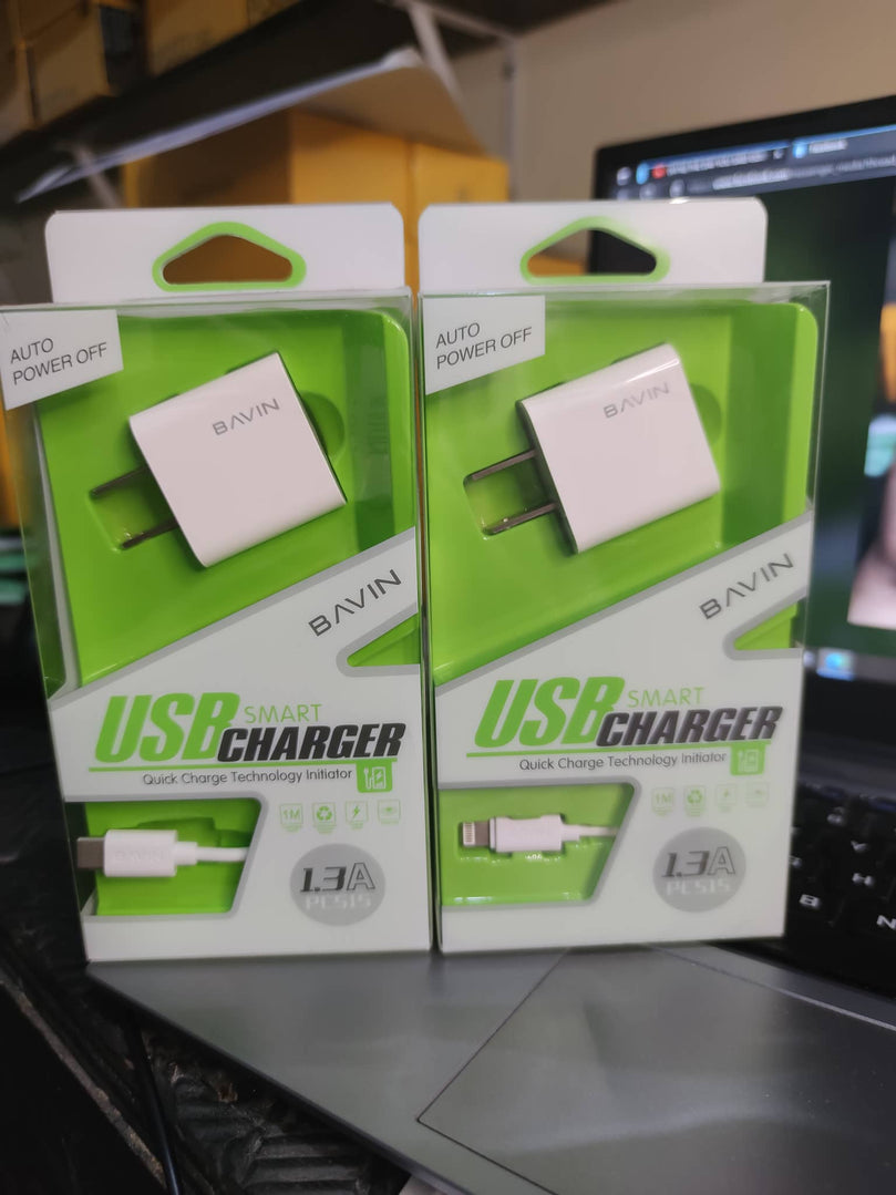 BAVIN 1.3A IOS / TYPE C CHARGER