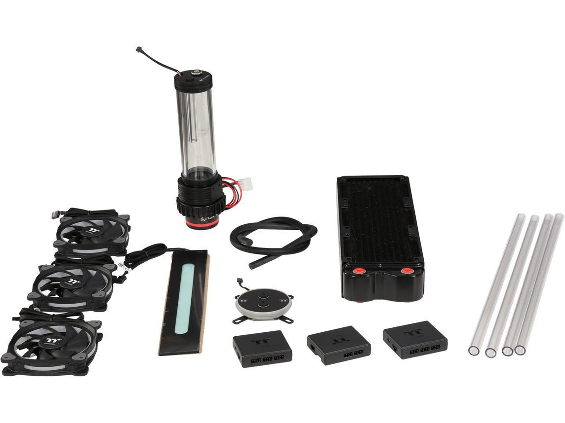THERMALTAKE PACIFIC M360 PLUS D5 RES/PUMP PETG HARD TUBE WATER COOLING KIT