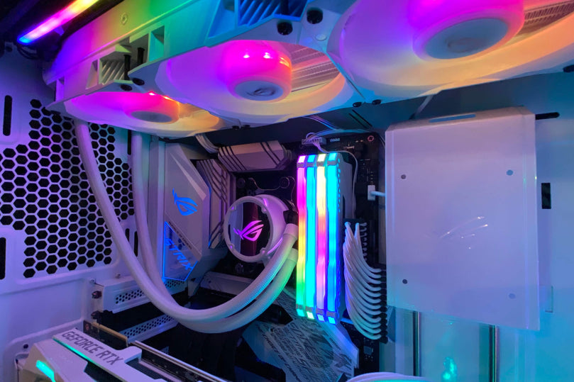 ASUS FAN ROG STRIX LC 240 RGB WHITE LIQUID COOLER