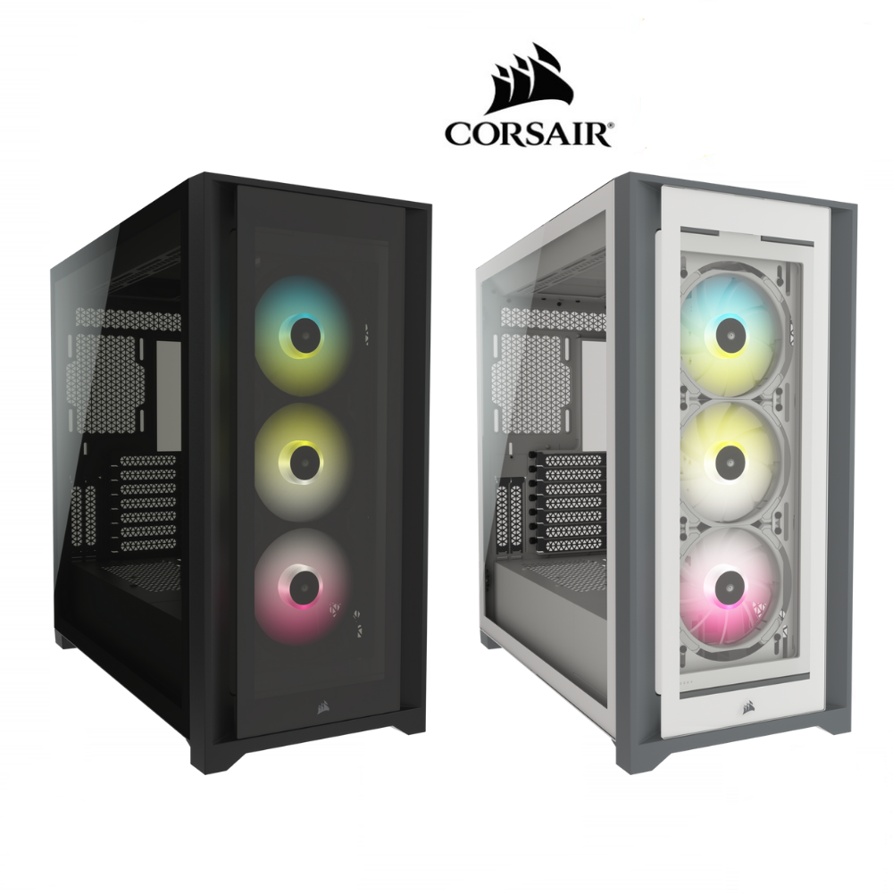 CORSAIR ICUE 5000X RGB TEMPERED GLASS MID-TOWER ATX PC SMART CASE