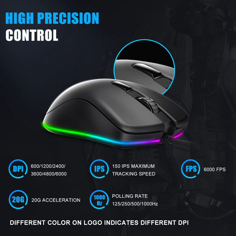 DAREU VICTOR EM908 E-SPORTS WIRED MOUSE