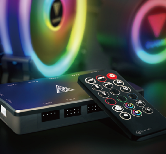 GAMDIAS AEOLUS M2-1204R RGB FANS