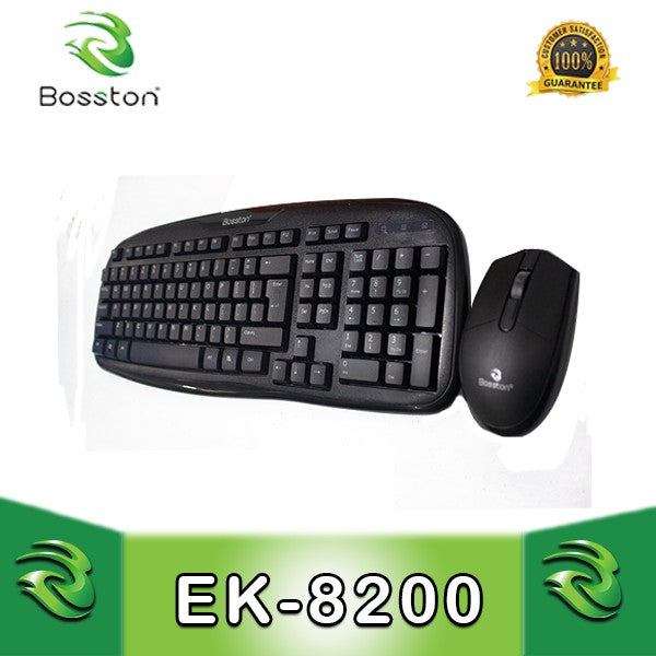 BOSSTON EK8200 KEYBOARD AND MOUSE COMBO