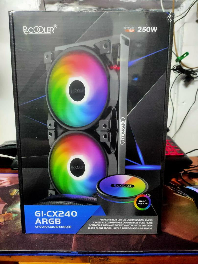 PC COOLER GI-CX240 ARGB AIO LIQUID COOLER