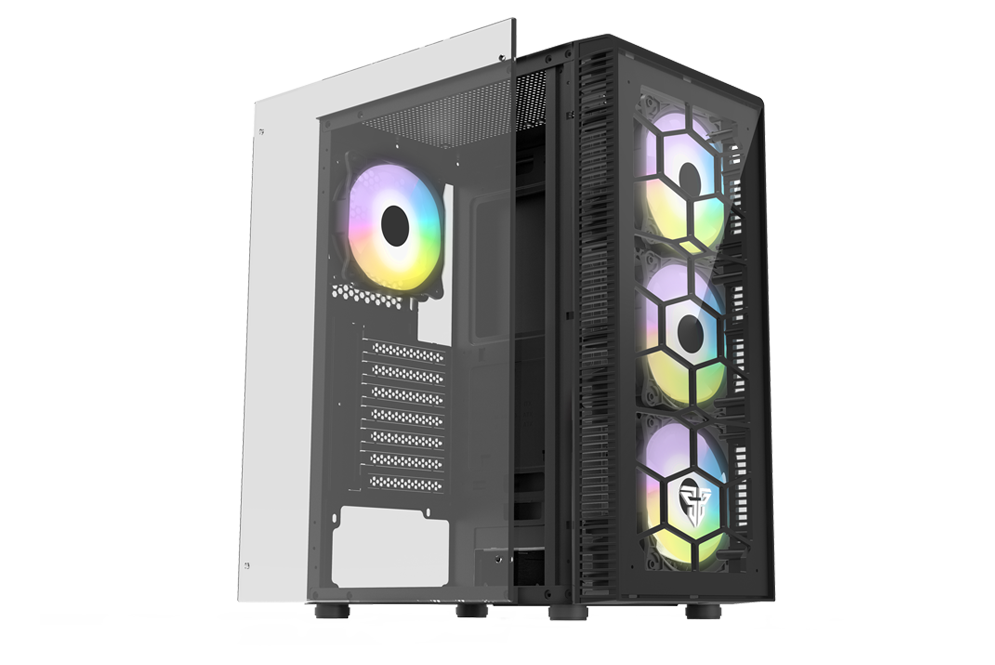 FANTECH STRIKE CG72 BLACK MICRO-ATX CASE