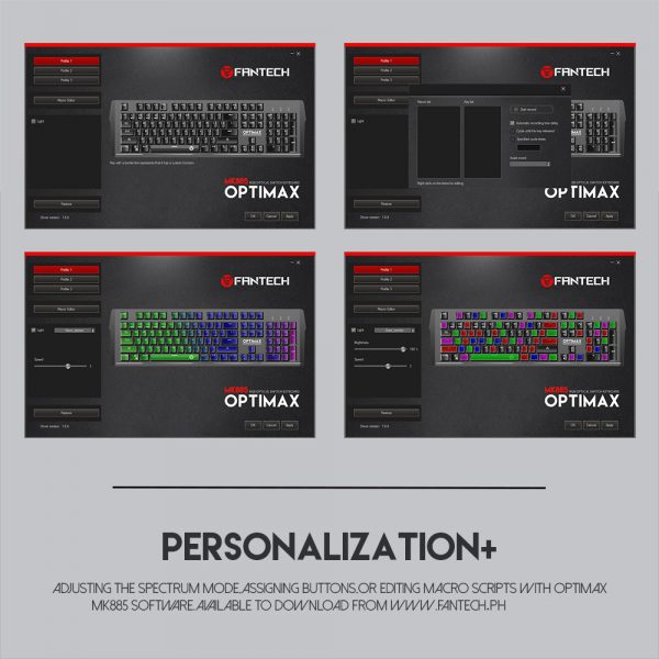 FANTECH MK885 OPTIMAX RGB KEYBOARD