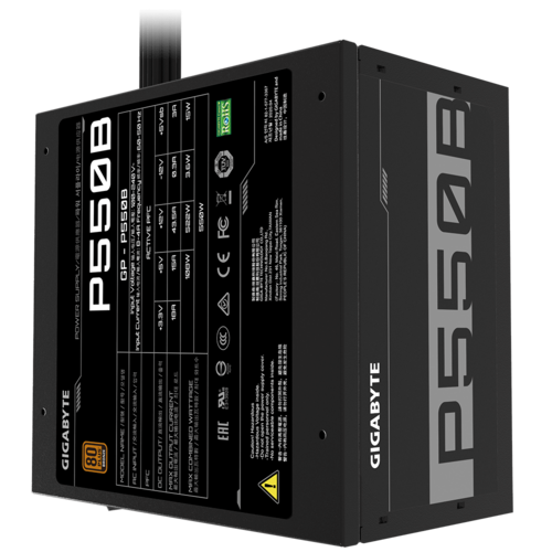 GIGABYTE P550B BRONZE 550WATTS 80+ POWER SUPPLY