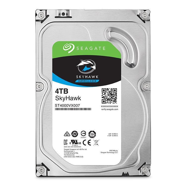 SEAGATE 4TB SKYHAWK SURVEILLANCE 3.5 HDD