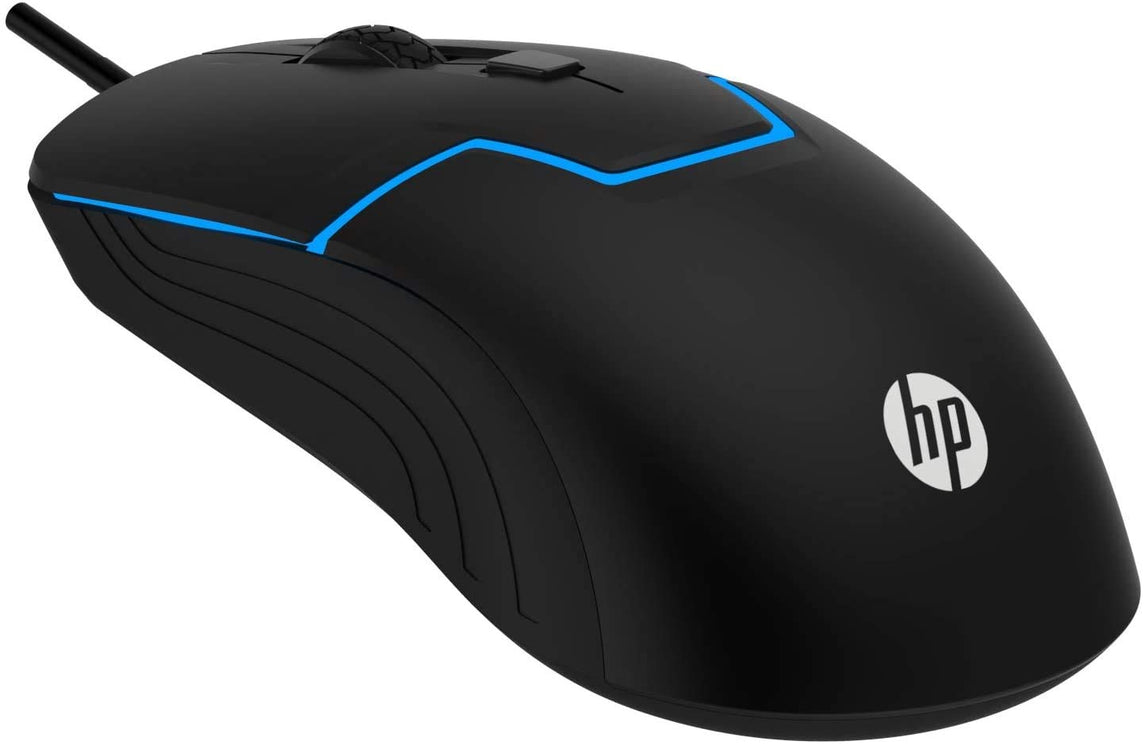 HP M100 WIRED OPTICAL USB 2.0, BLACK MOUSE