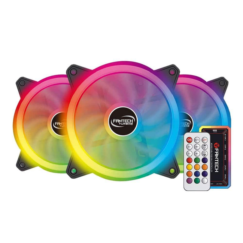 FANTECH FB-301 TURBINE 3IN1 W/ HUB & REMOTE RGB FAN
