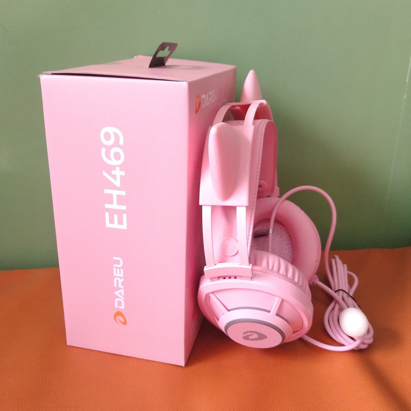 DAREU MIRROR EH469 RGB USB – PINK EDITION HEADSET