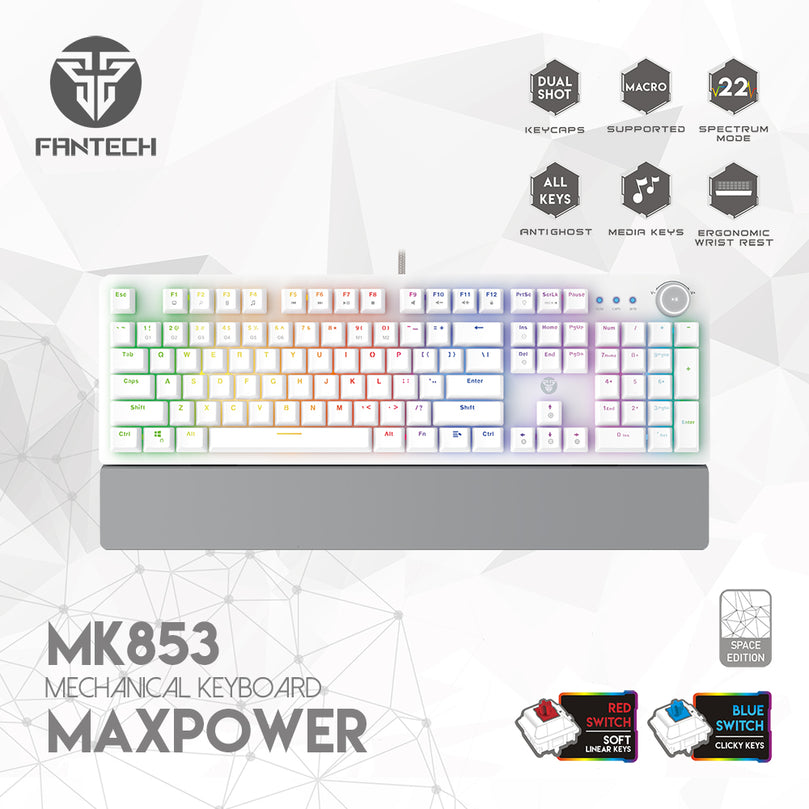 FANTECH MAXPOWER MK853 MECHANICAL KEYBOARD