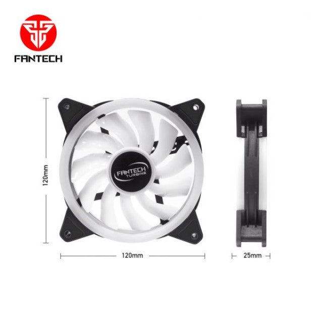 FANTECH FB-301 TURBINE 3IN1 W/ HUB & REMOTE RGB FAN