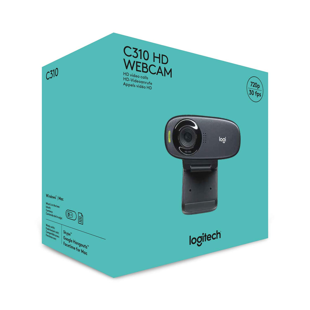LOGITECH C310 HD WEBCAM-N/A-USB-N/A-AP-WIN8 720P WEB CAMERA