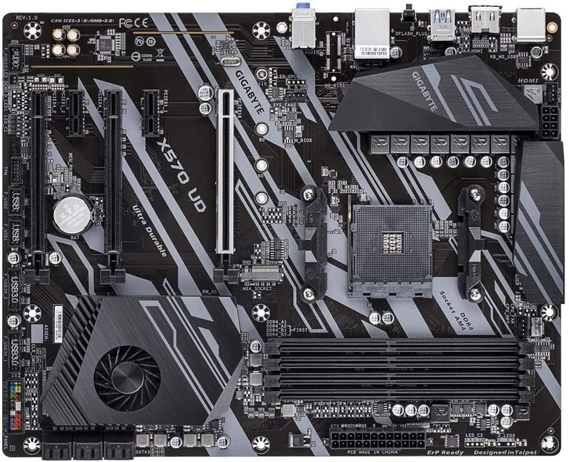 GIGABYTE X570 UD (AMD RYZEN 5000/X570/ATX/PCIE4.0/DDR4/USB3.2 GEN 1 MOTHERBOARD