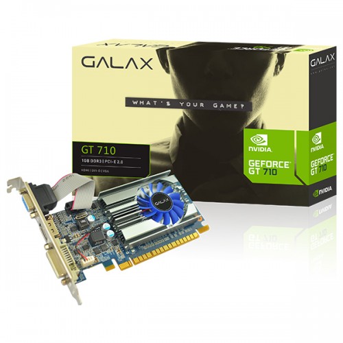 Ddr3 64bit Gt 710 1g GALAX GT710 1GB DDR3 64BIT GRAPHICS CARD
