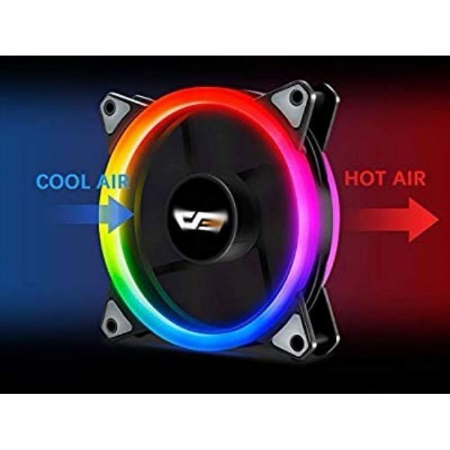DARKFLASH DR11 RAINBOW COLOR CHASSIS -SINGLE FAN