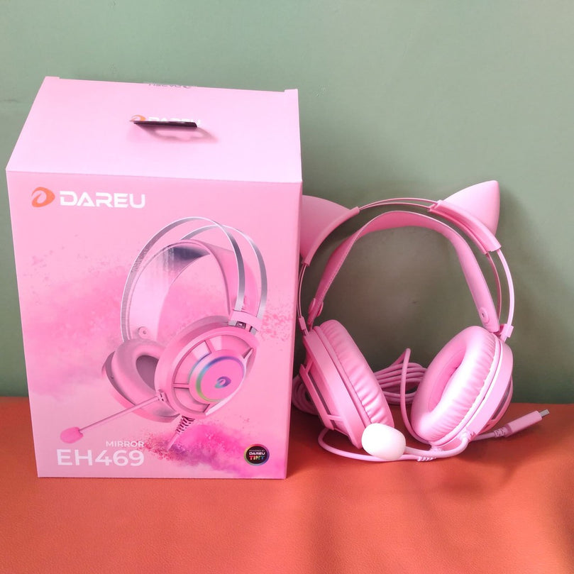 DAREU MIRROR EH469 RGB USB – PINK EDITION HEADSET