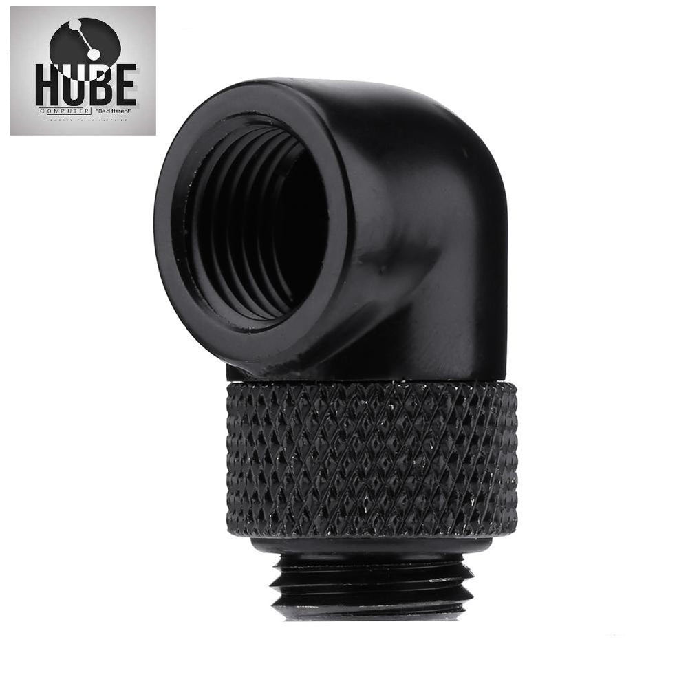 G1/4 THREAD 90 DEGREE FITTING ADAPTER ROTARY FITTING WATER COOLED CONNECTOR