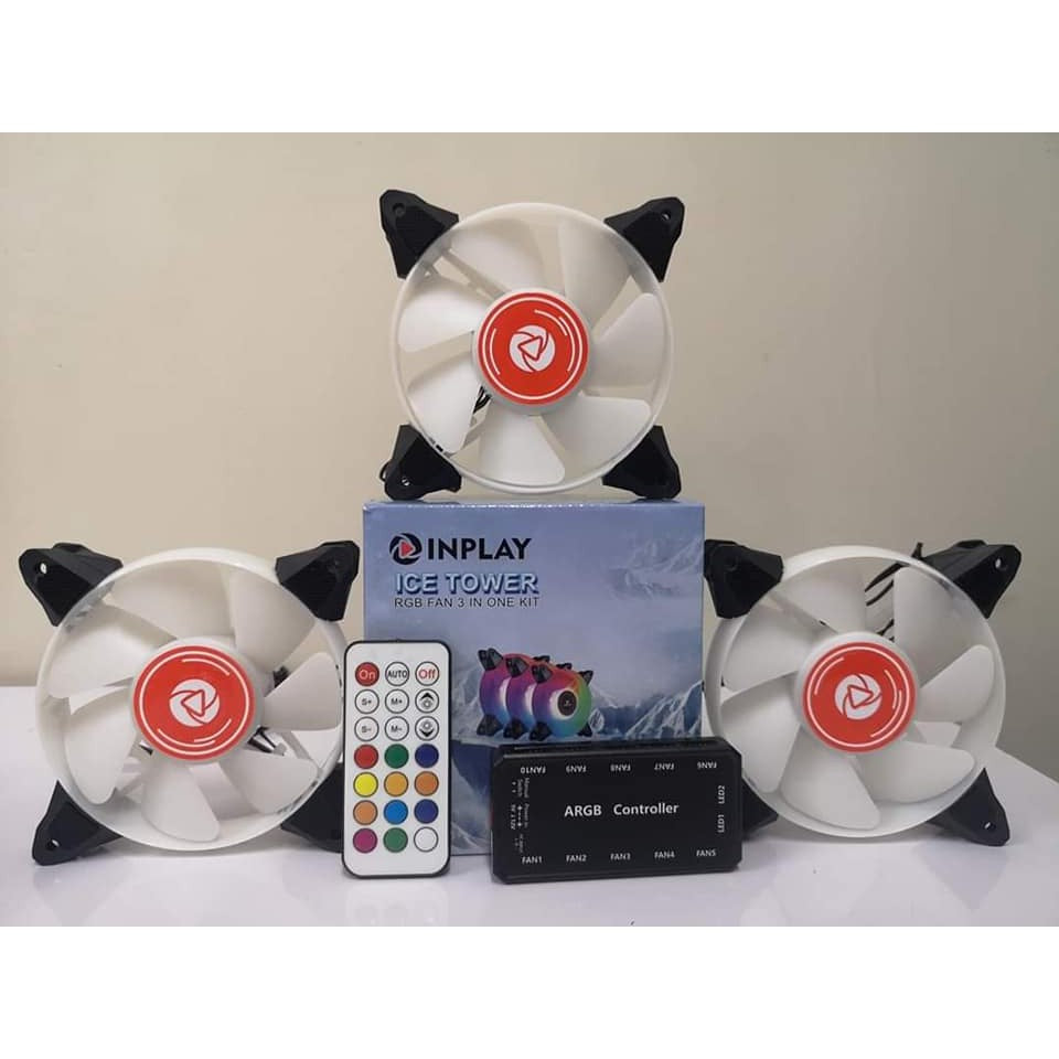 INPLAY ICETOWER V2 RGB FAN 3IN1 KIT W/ REMOTE
