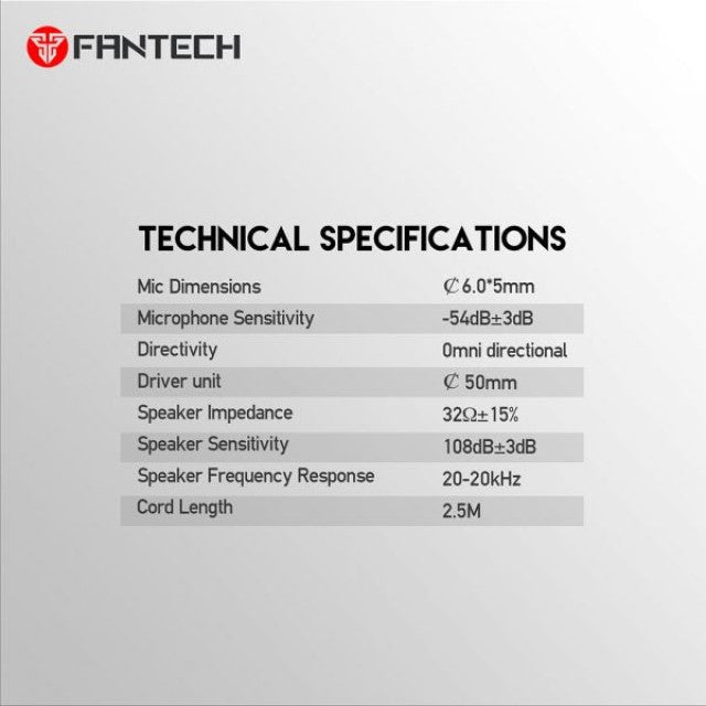 FANTECH HG15 CAPTAIN 7.1 RGB HEADSET