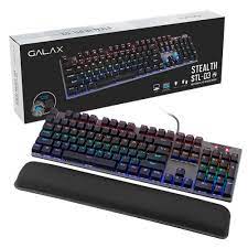 GALAX STEALTH-03 (STL-03) BLUE SWITCH, 104 US LAYOUT GAMING KEYBOARD