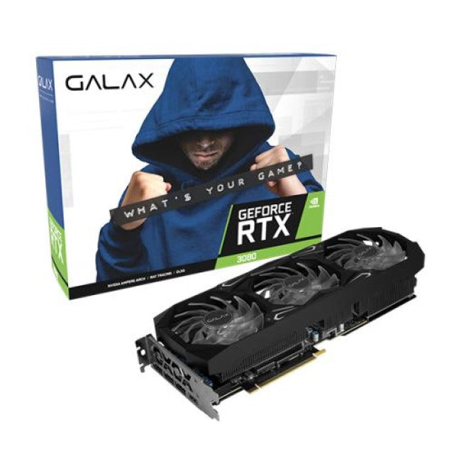 GALAX RTX 3080 A26S BLACK GF SG LHR 10GB GDDR6X 320BIT GRAPHICS CARD