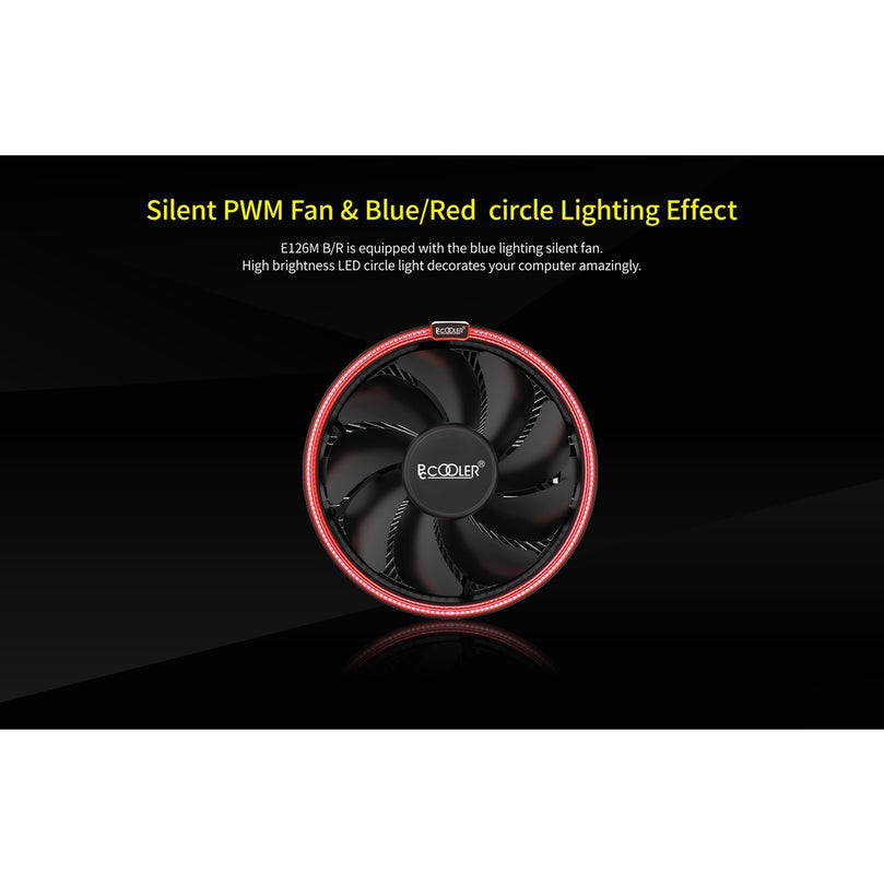 PC COOLER E126MR 92W TOP BLOWER CPU COOLER