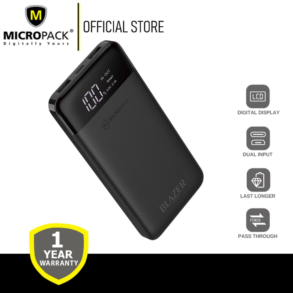 MICROPACK BLAZER ORIGINAL, FAST CHARGING POWERBANK