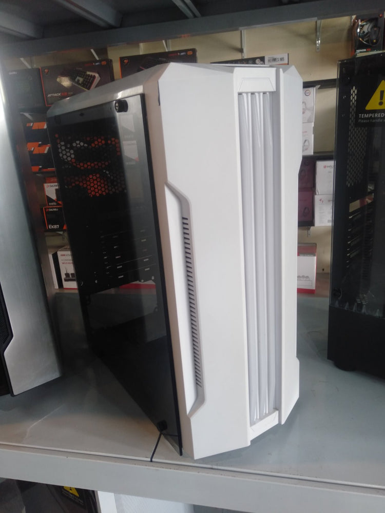 COOLMAN RGB FRONT WHITE GAMING CASE