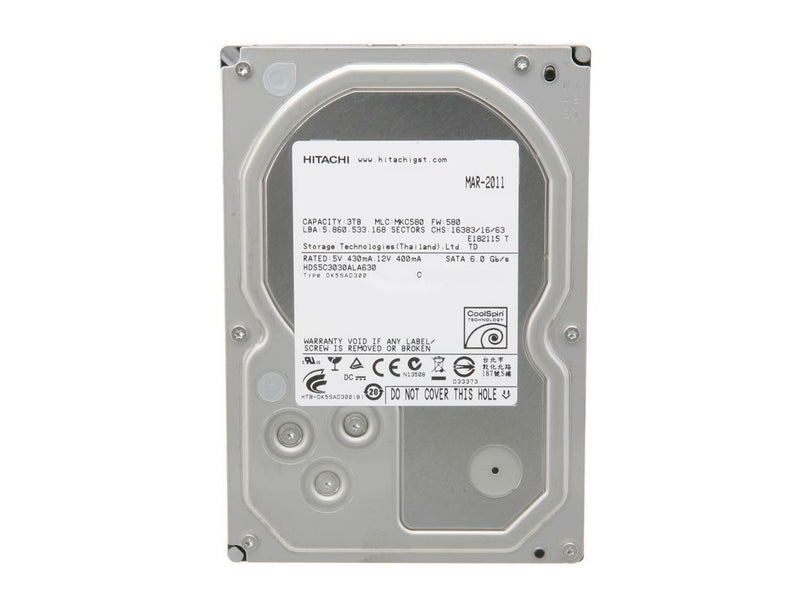 HITACHI 3TB 3.5 DESKTOP HDD