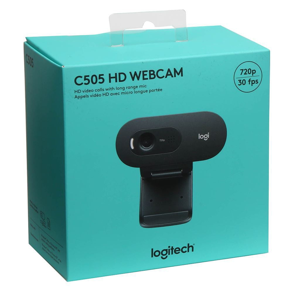 LOGITECH C505 HD WEBCAM - 720P HD EXTERNAL USB WEB CAMERA