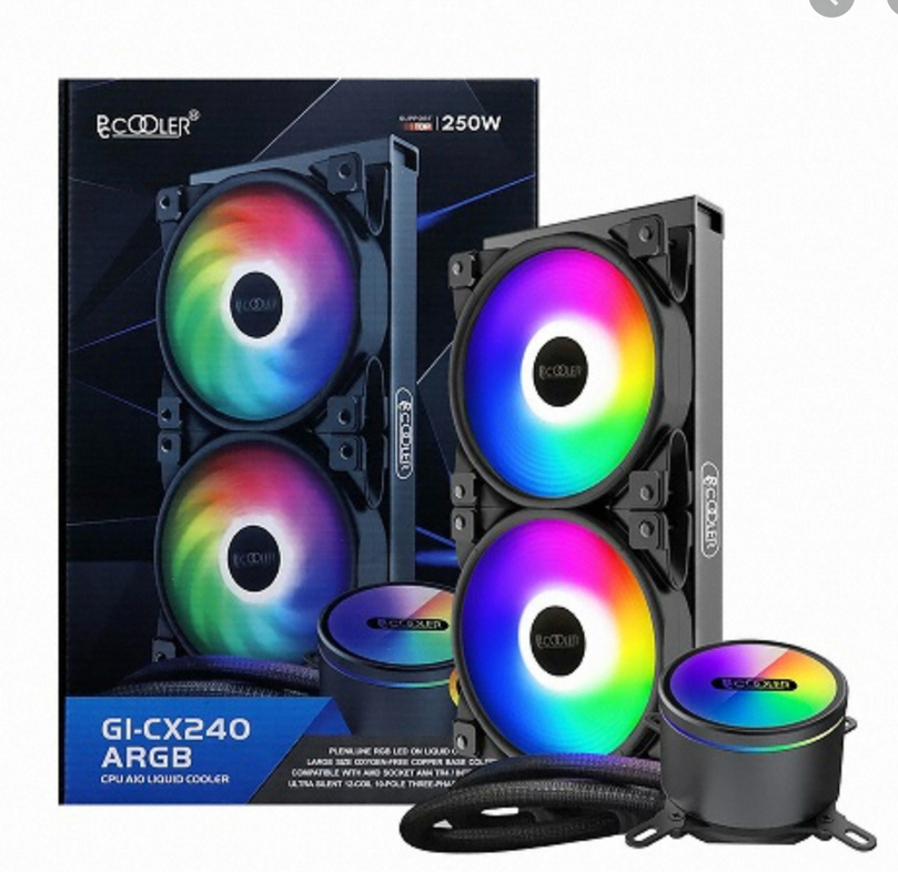 PC COOLER GI-CX240 ARGB AIO LIQUID COOLER