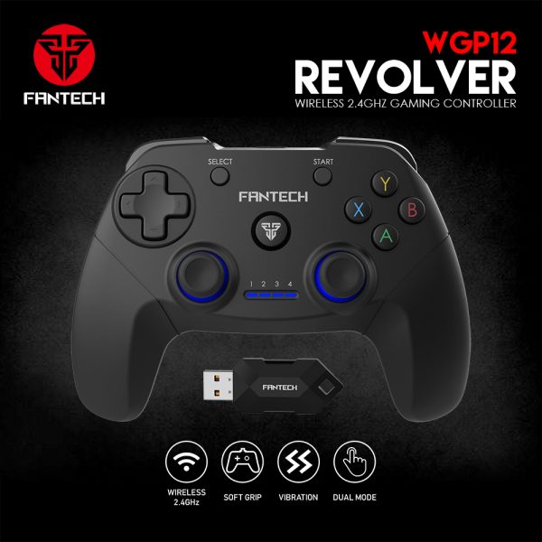 FANTECH WGP12 2.4GHZ WIRELESS CONTROLLER FOR PC&PS3